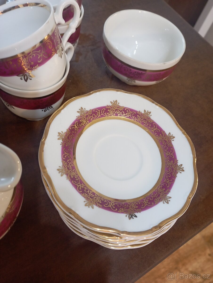 Čajová souprava zlacená - 7