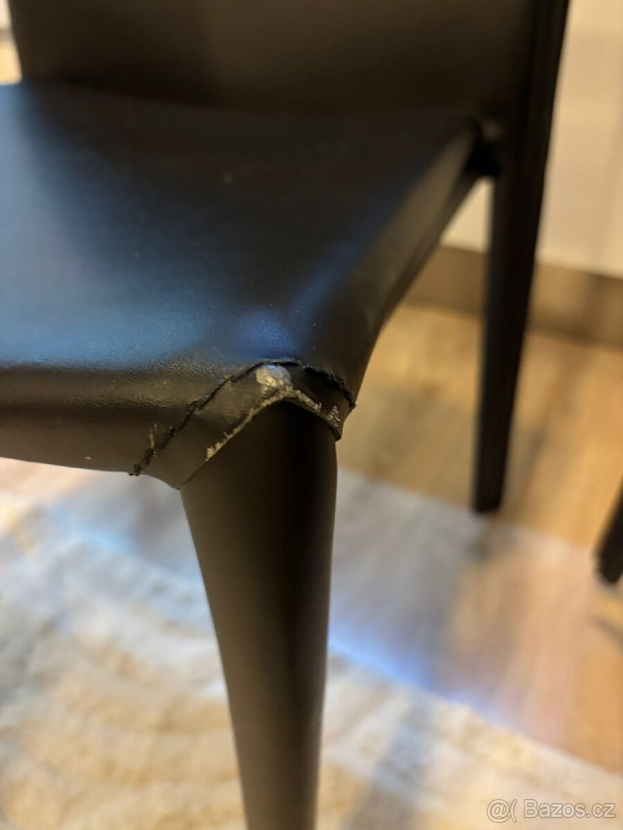 Jidelni židle 6 kusů koženka - 7