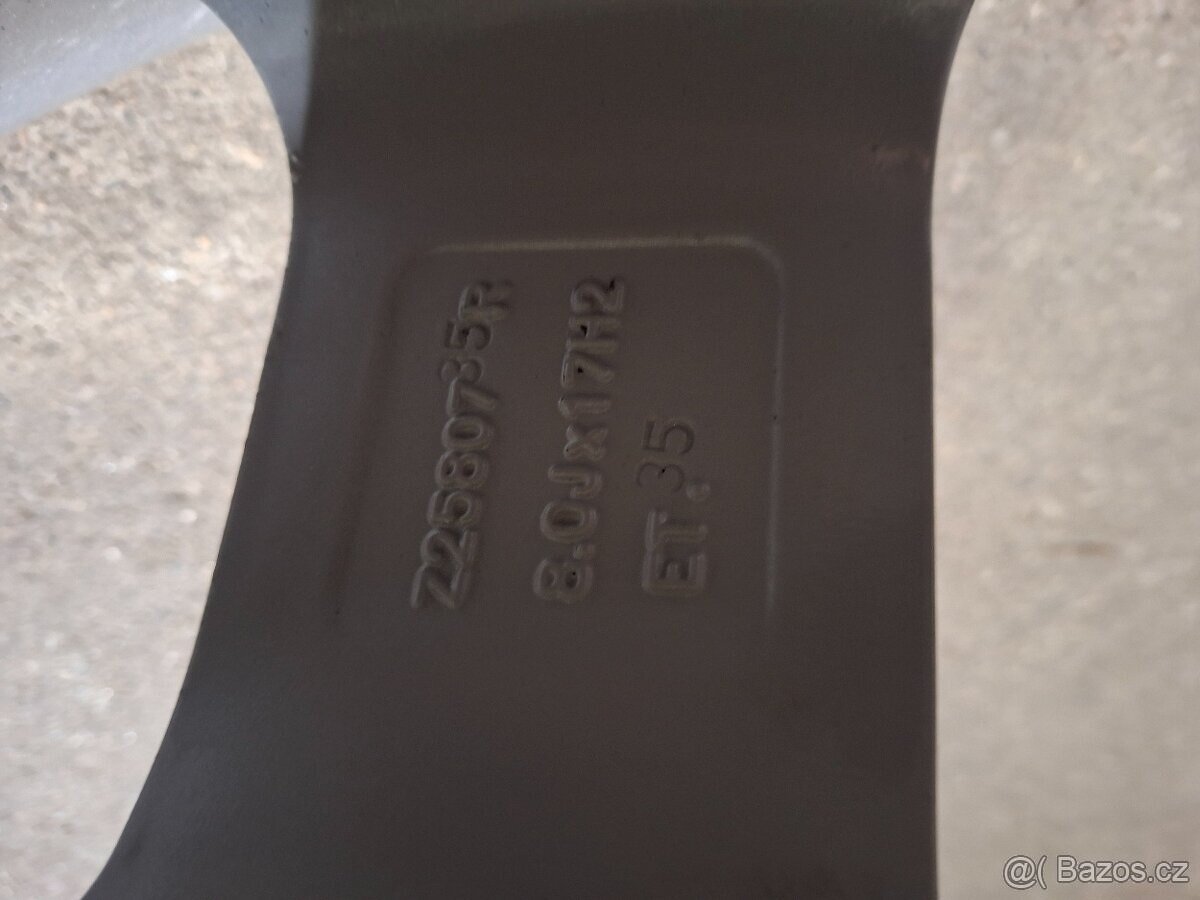 Alu kola R17 rozteč 5x112 - 7