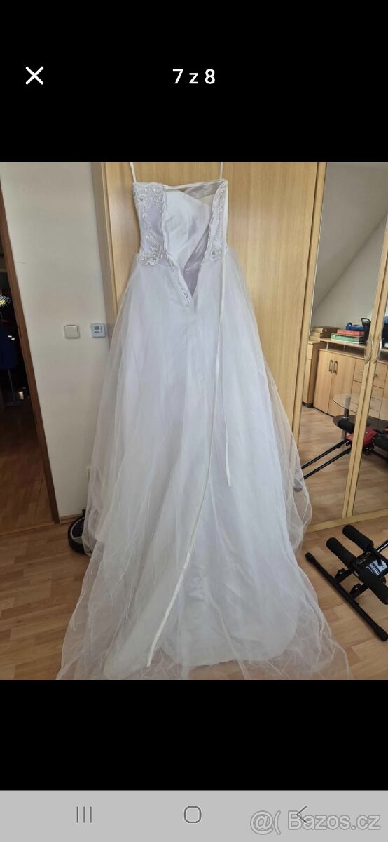 Svatební šaty 38-40 - 7