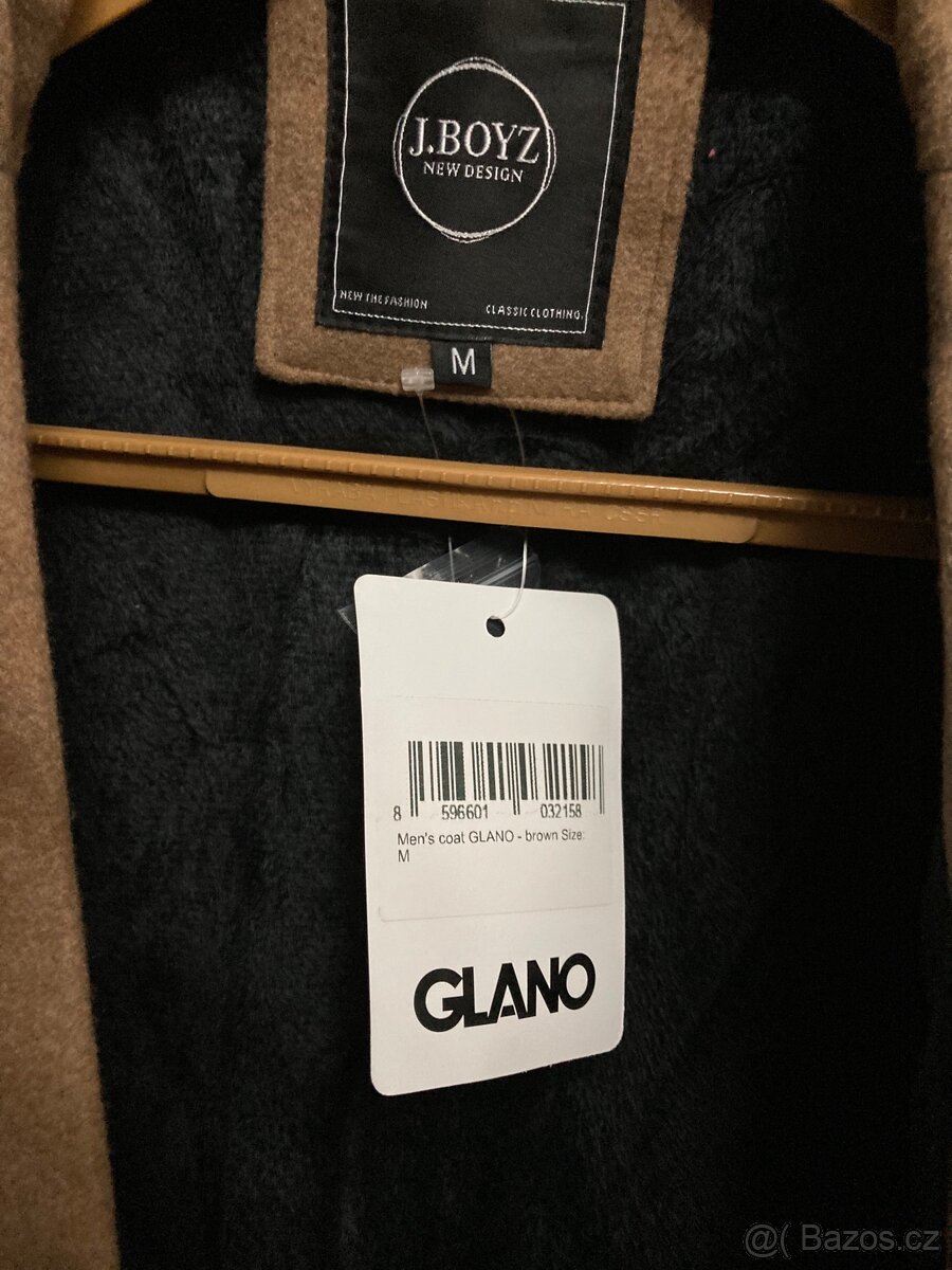 Podzimní béžový pánský kabát - NOVÝ - 7