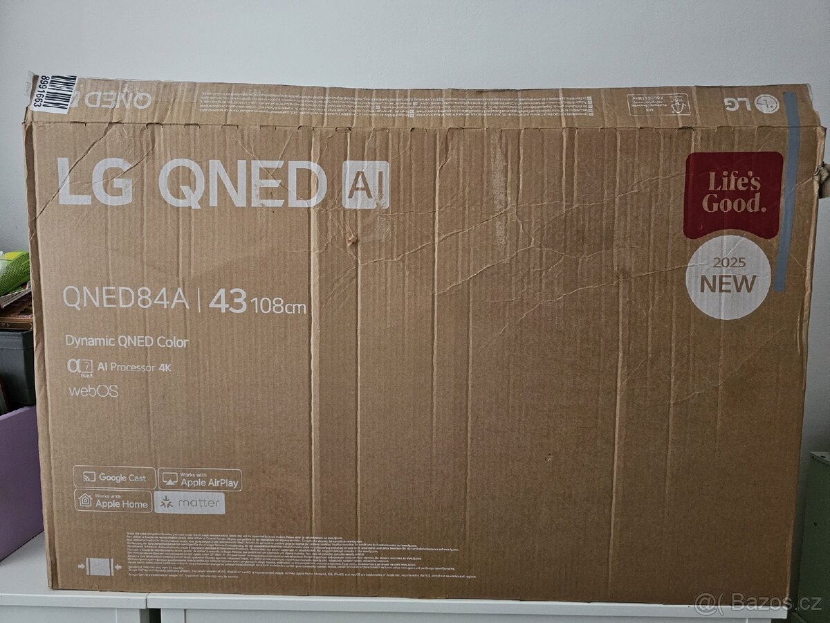 LG 43QNED84A, záruka, stav nové - 7