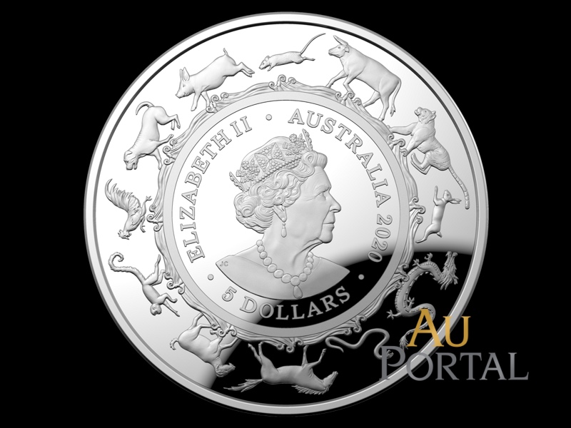 STŘÍBRNÁ MINCE LUNÁRNÍ SÉRIE YEAR OF THE RAT (ROK KRYSY) 1 - 7