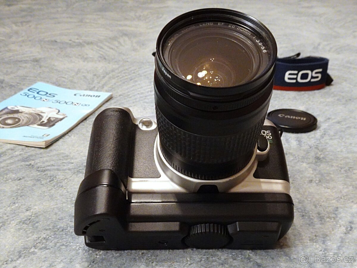 Fotoaparát Canon EOS 500N s příslušenstvím - 7