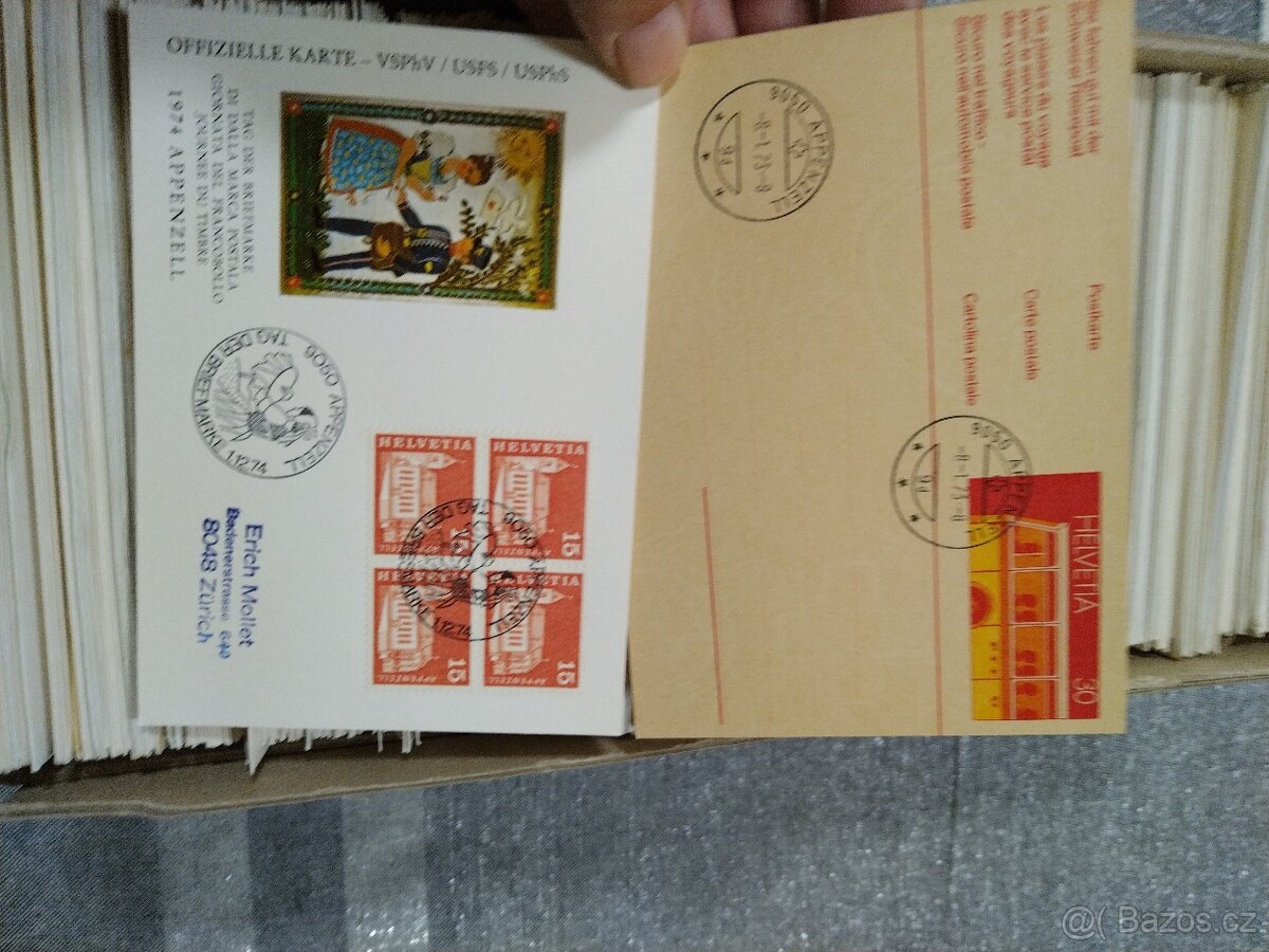 Postovni obalky Svycarsko - 7
