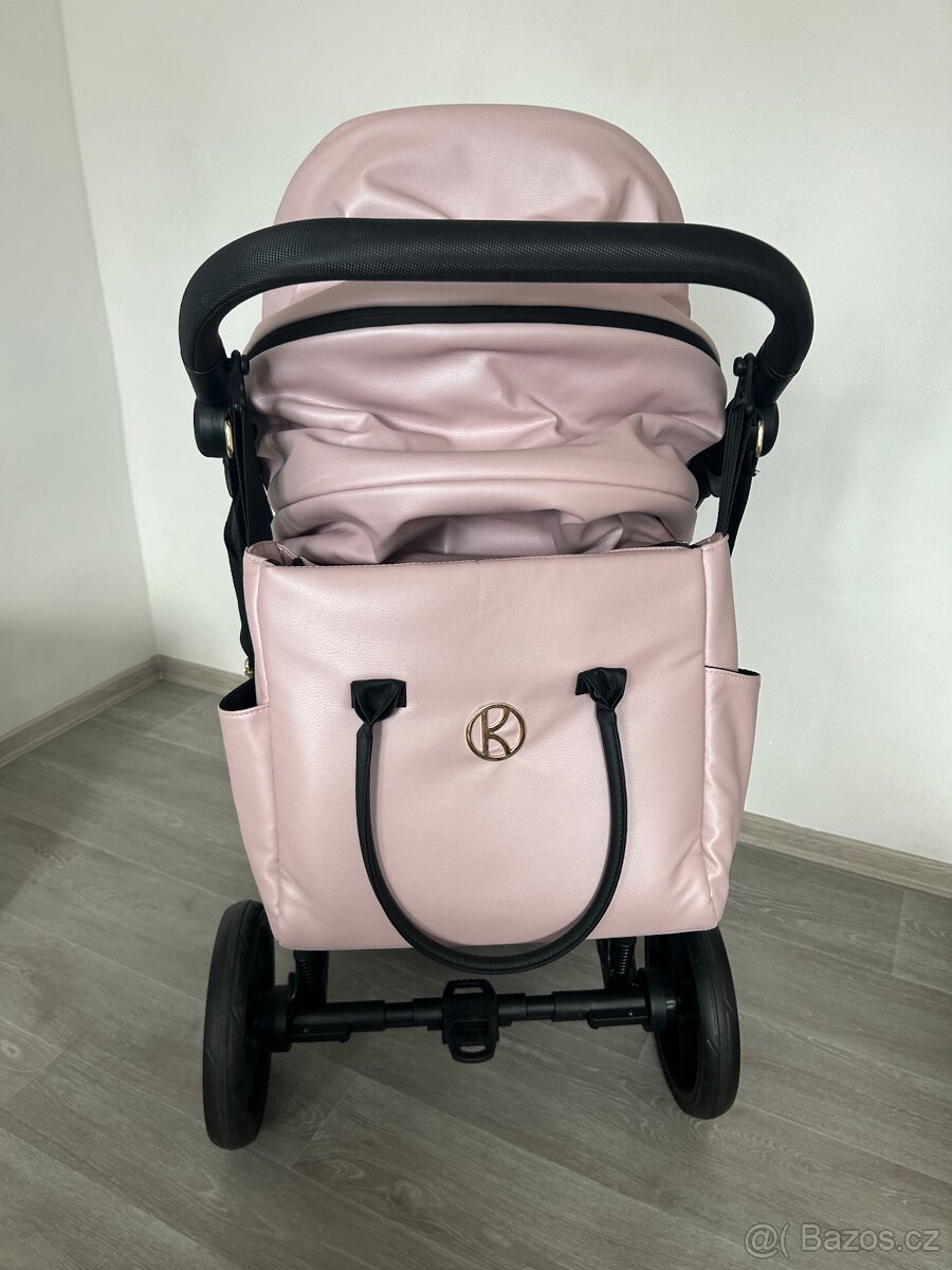 Jemně růžový kočárek Kunert Ivento 2v1 - 7