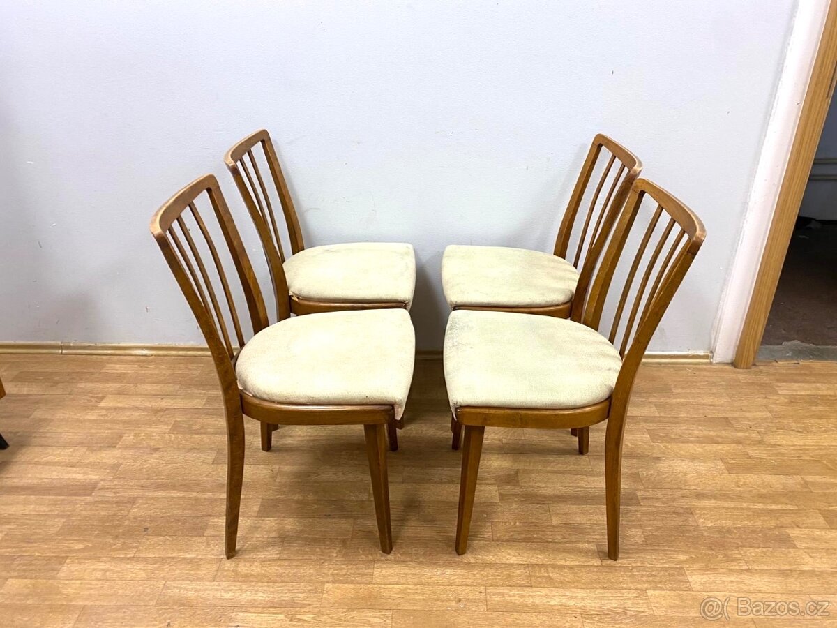 Retro židle TON 60. léta patina - 7