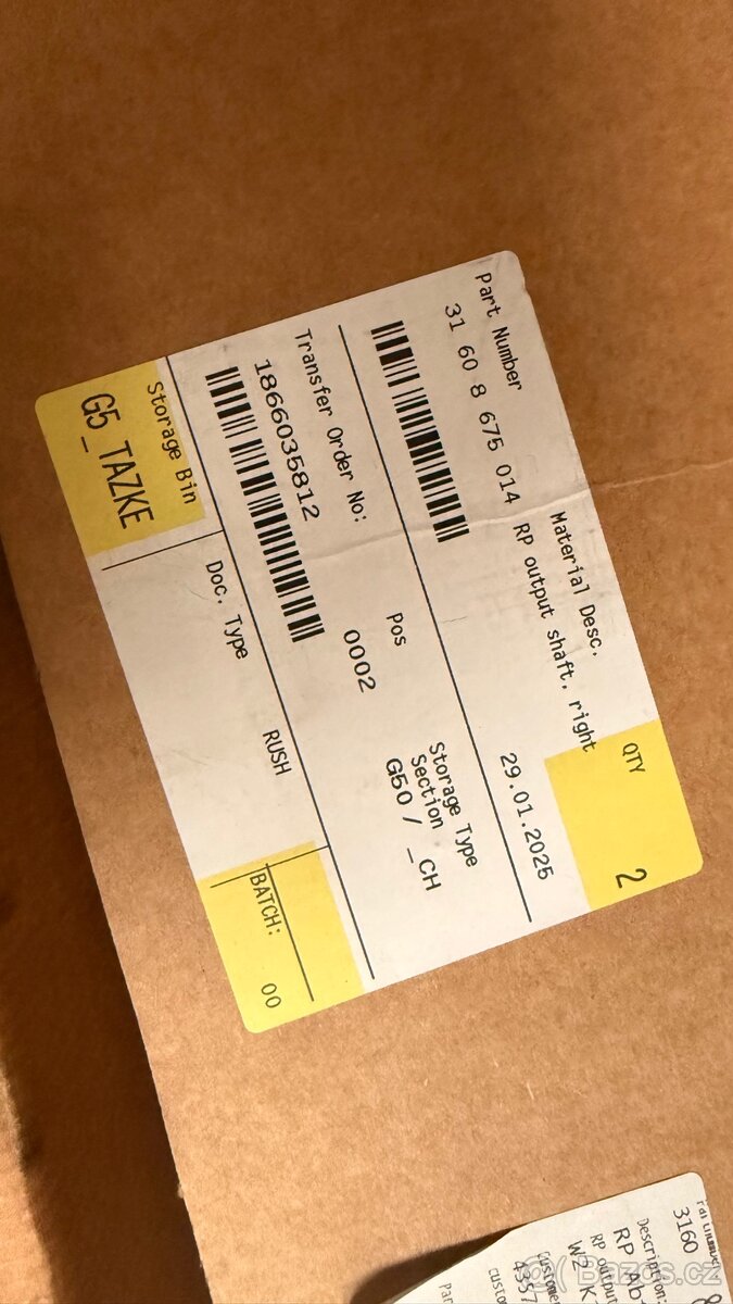 Predni poloosy BMW X3 F25 - 7