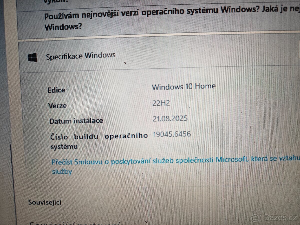 Prodám notebook Fujitsu Siemens Lifebook E81100 - 7