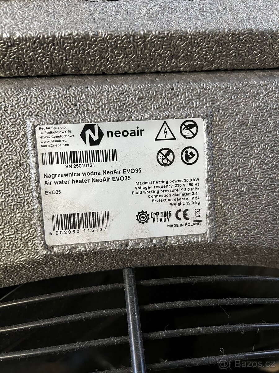 Vodní ohřívač NeoAir + držák - 7