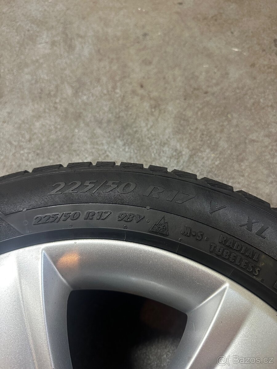 ALU Kola ŠKODA 5x112 R17 DOLOMITE Zimní Pneu 225/50/17 - 7