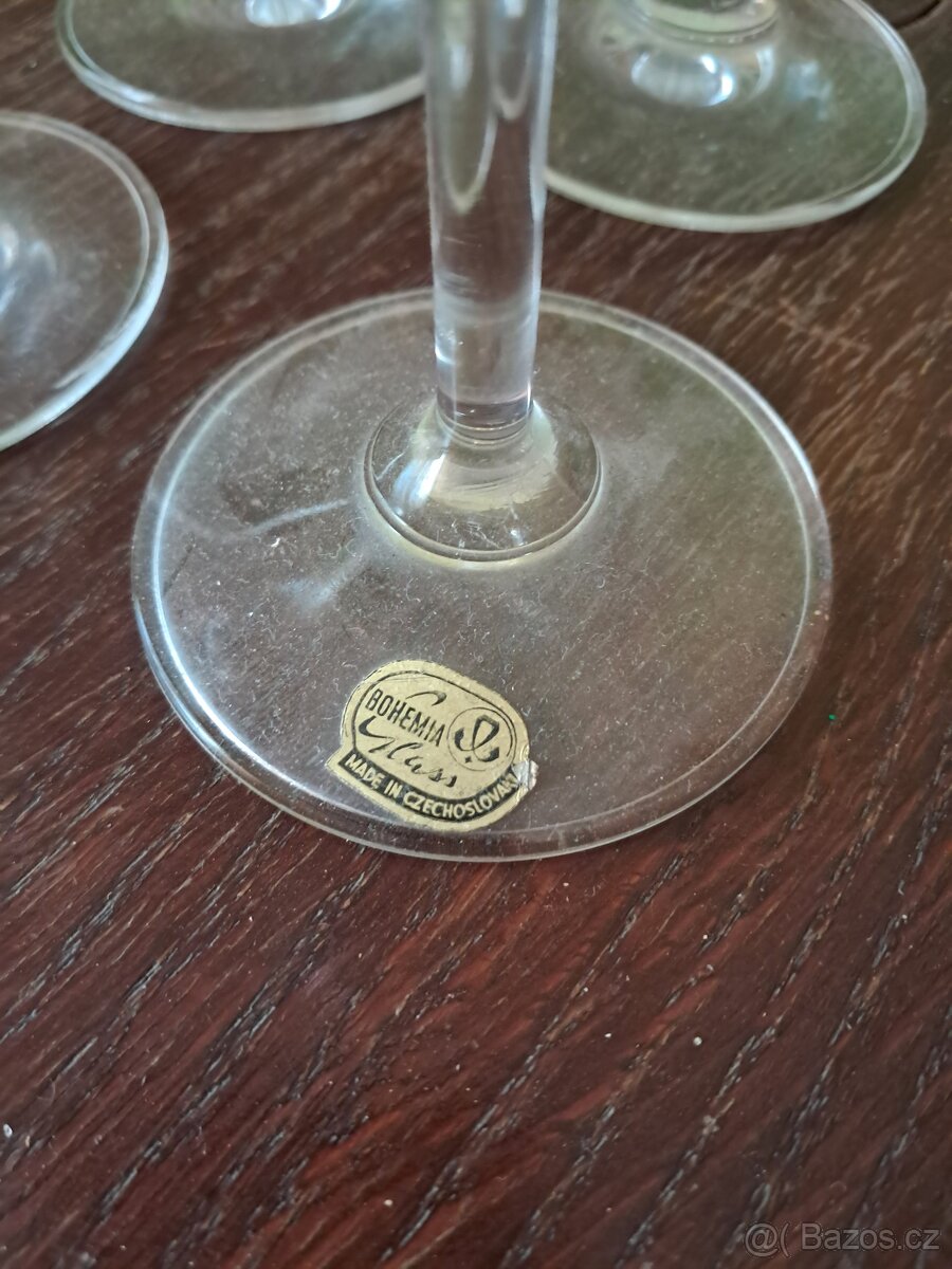 Staré skleničky, hrnečky, sklo - 7