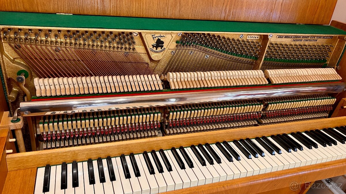 Pianino August Förster, světlý dub - 7