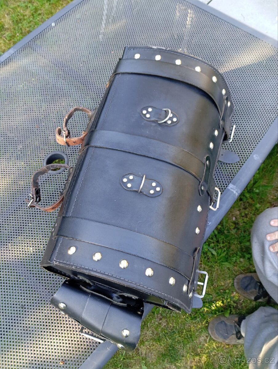 Kožená moto brašna - 7
