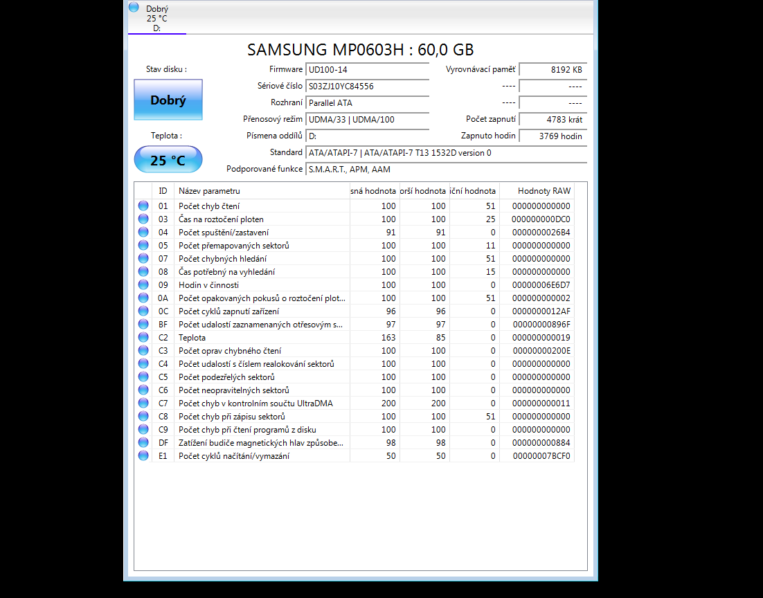 6x IDE HDD do Notebooku bez vadných sektorů. - 7
