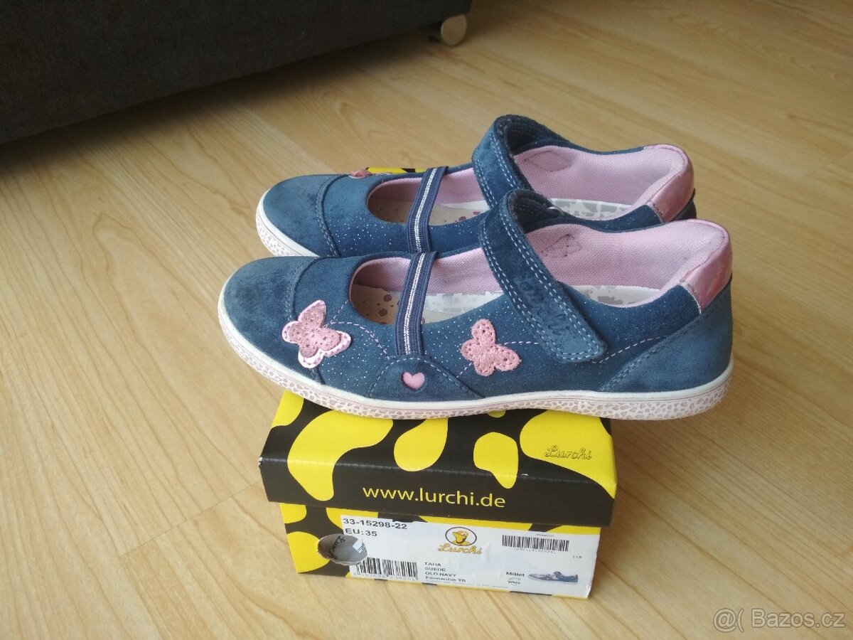 Dívčí kožené boty, vel. 35 - 7