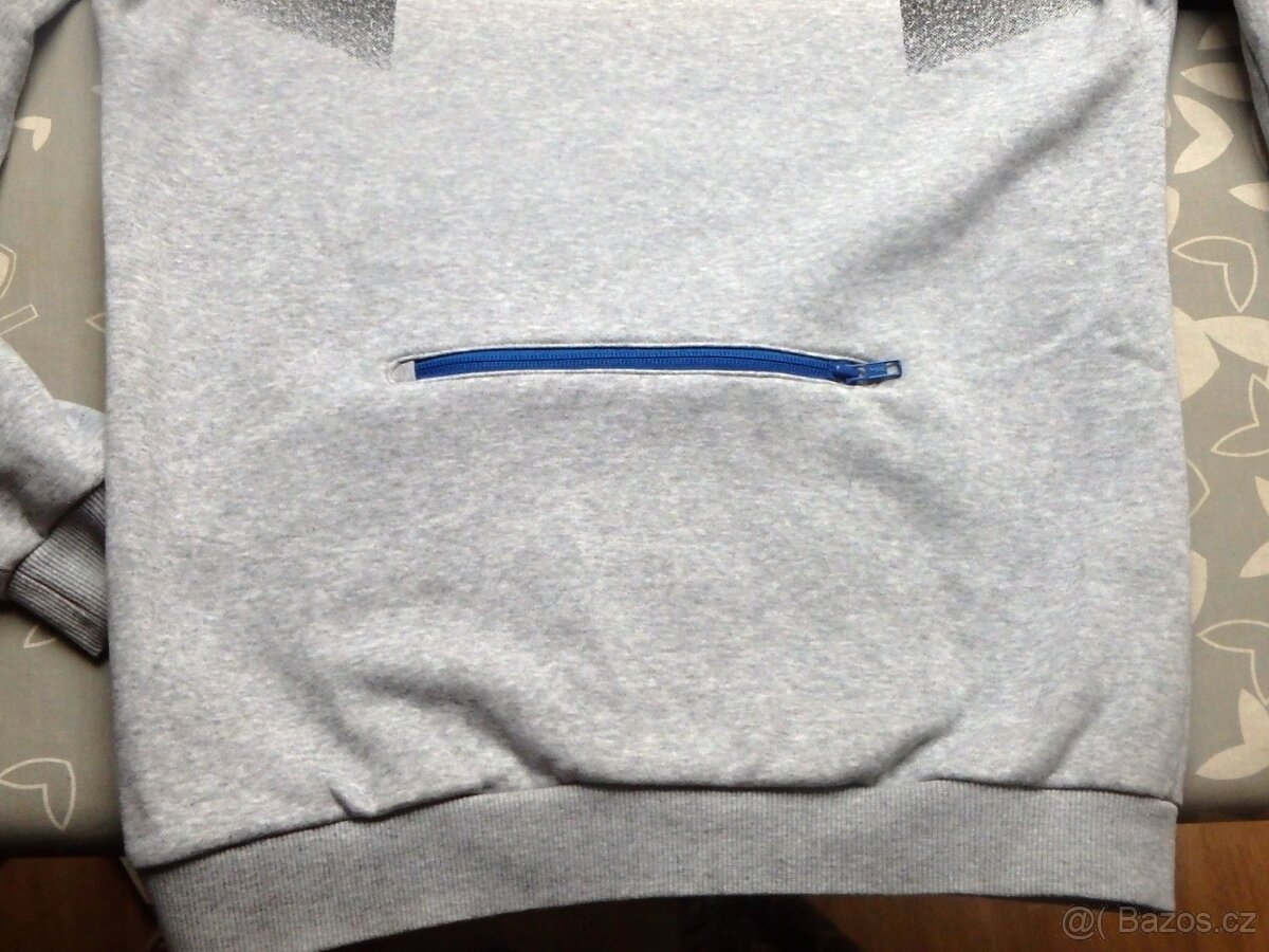 Světle šedá mikina - Adidas - 7