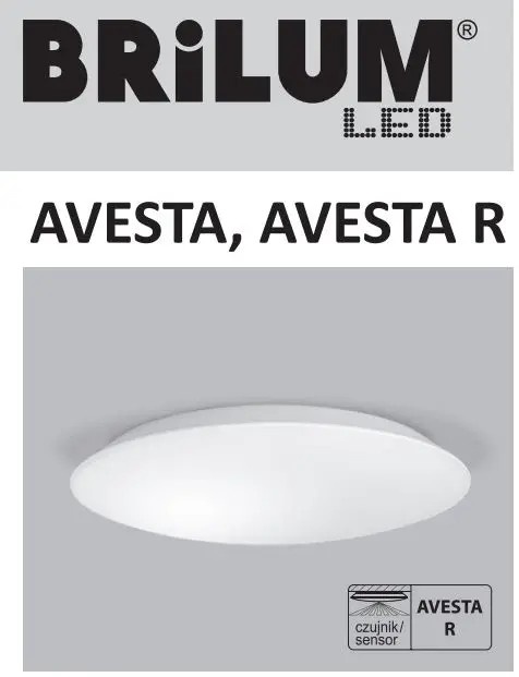 LED svítidla Brilum AVESTA 12W R s pohybovým senzorem, NOVÉ⭐ - 7