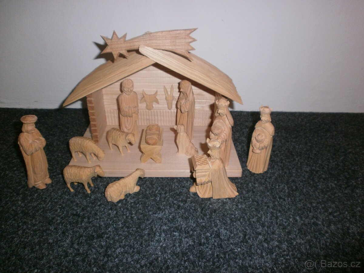 betlém z lipového a smrkového dřeva 14a1 - 7