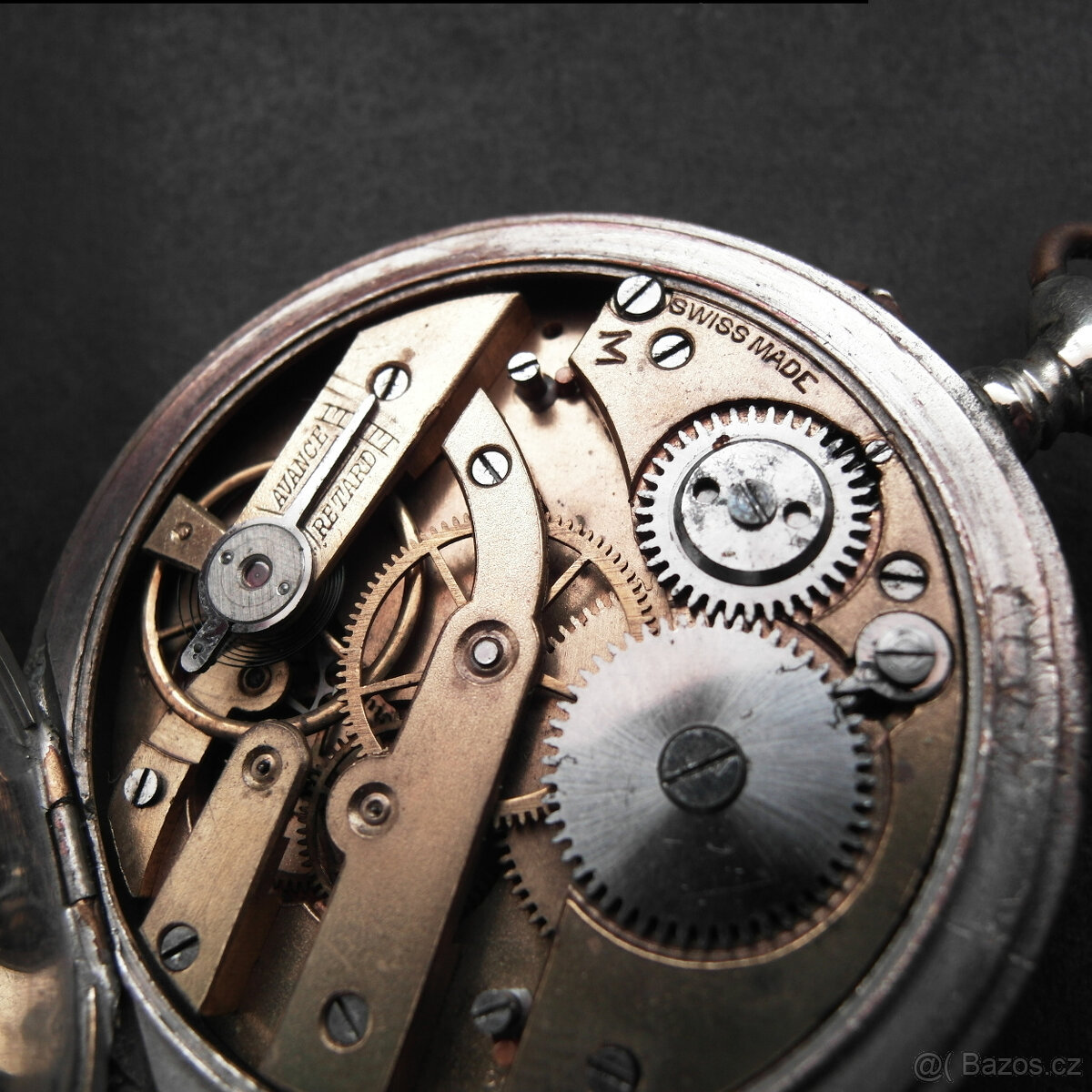 Kapesní hodinky zlatá farba - 7