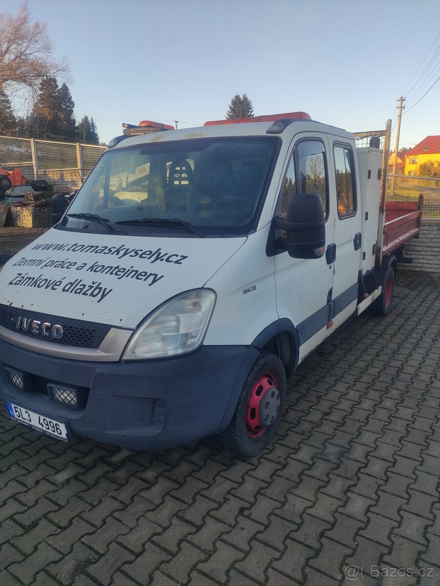 Iveco daily 35c13 sklápěč,nová STK na 2 roky - 7