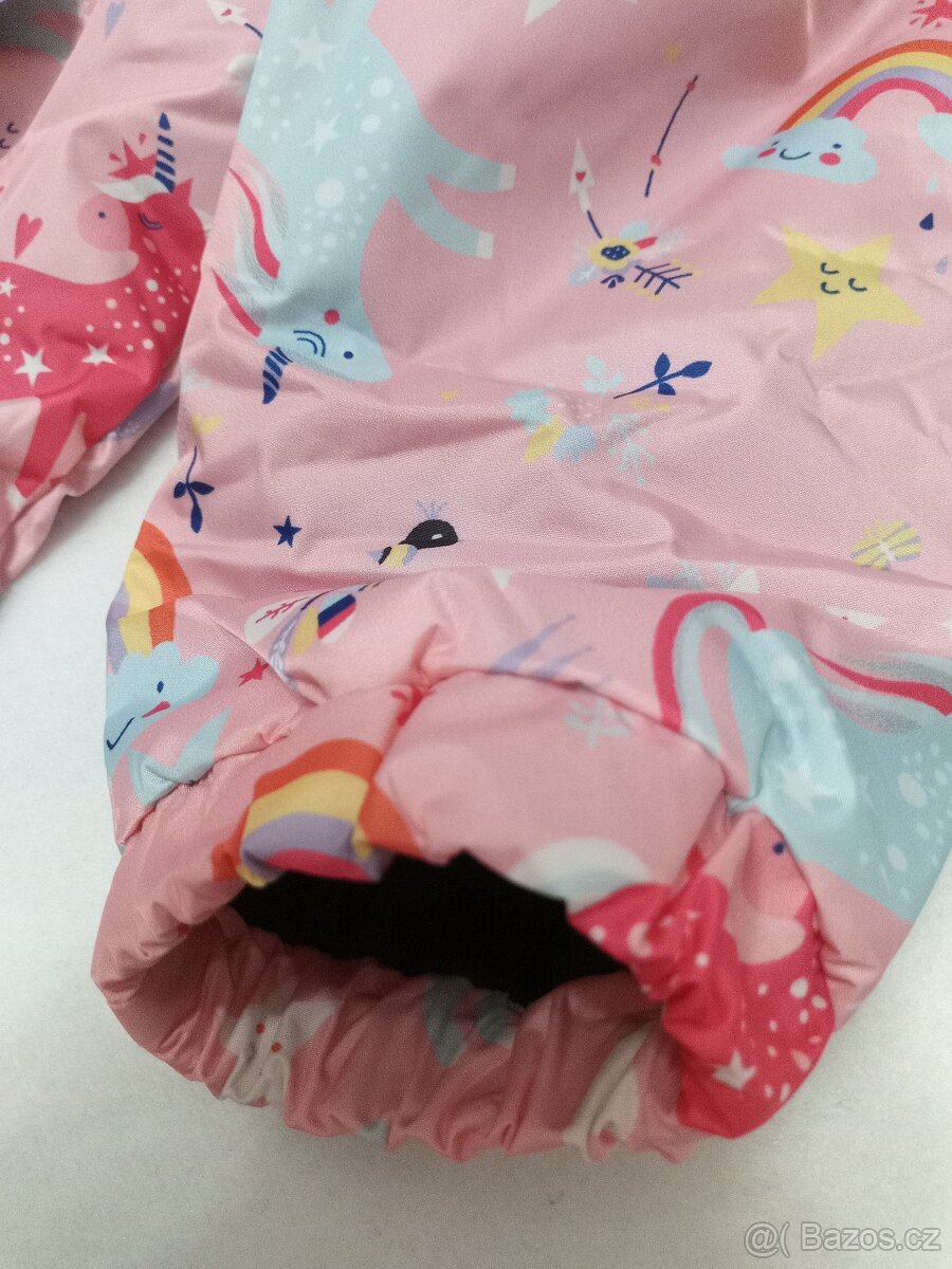 Nový nepromokavý termo set Jednorožci, vel.92/98 - 7