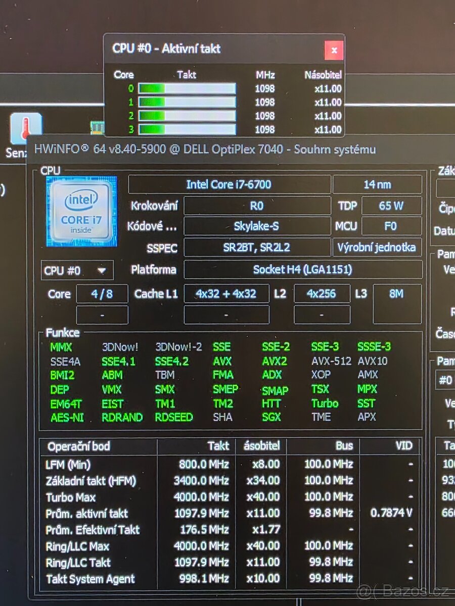Dell – i7, 16GB, NVMe a HDD Quadro M2000..až 4 monitory - 7
