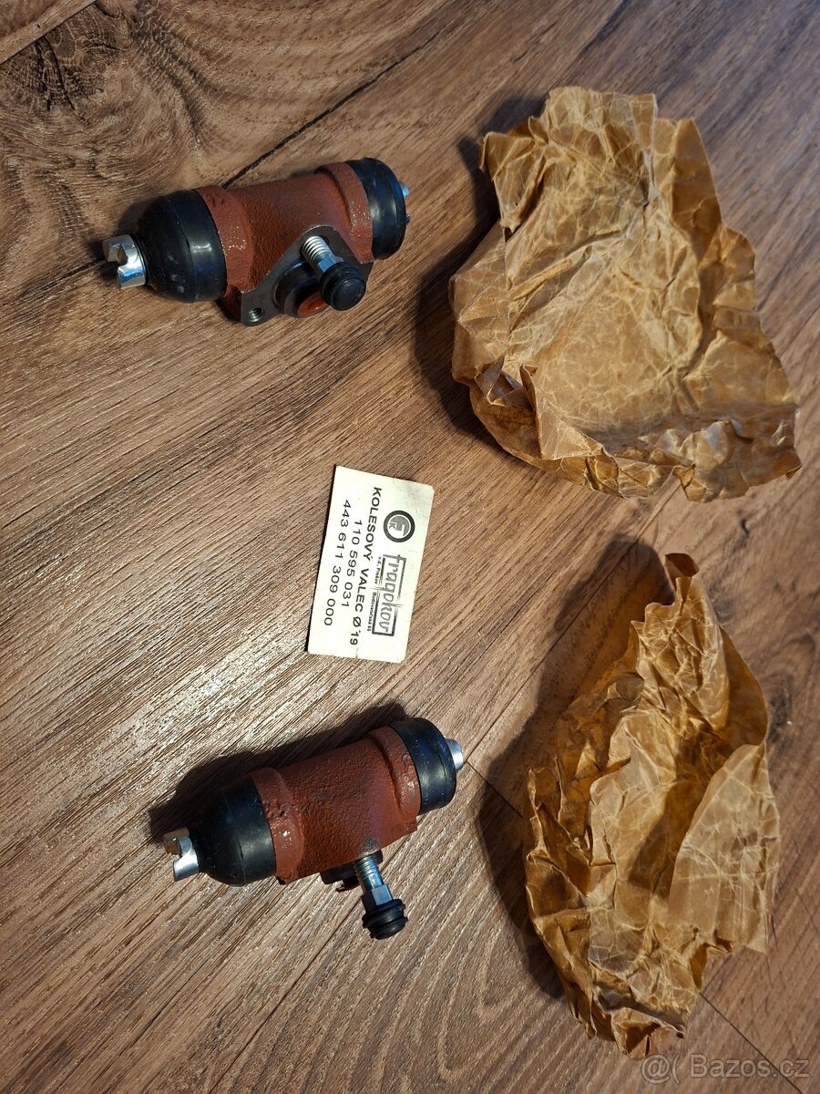 Brzdove valecky, prasátka Škoda 1000mb, 105, 120 - 7