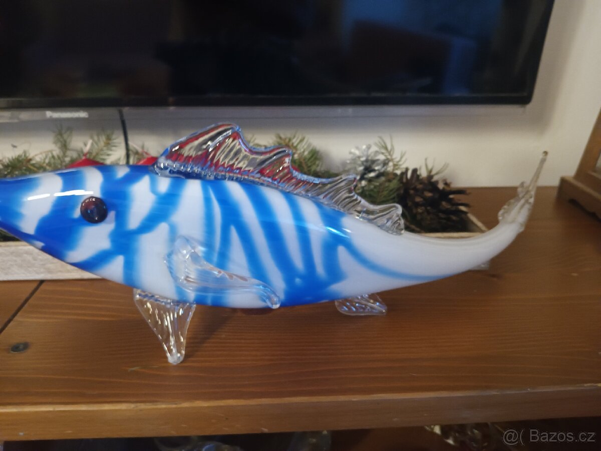 Retro skleněné ryby - 7