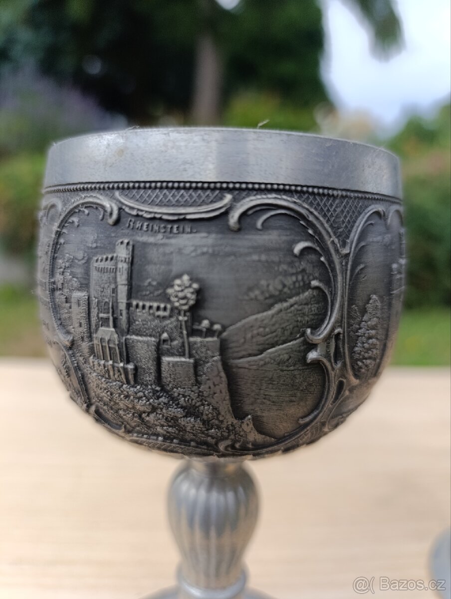 Staré cínové poháry - 7