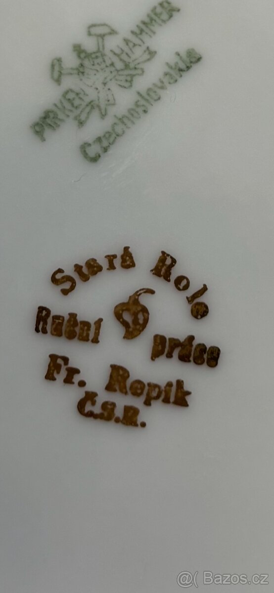 Porcelánový čajový servis - 7