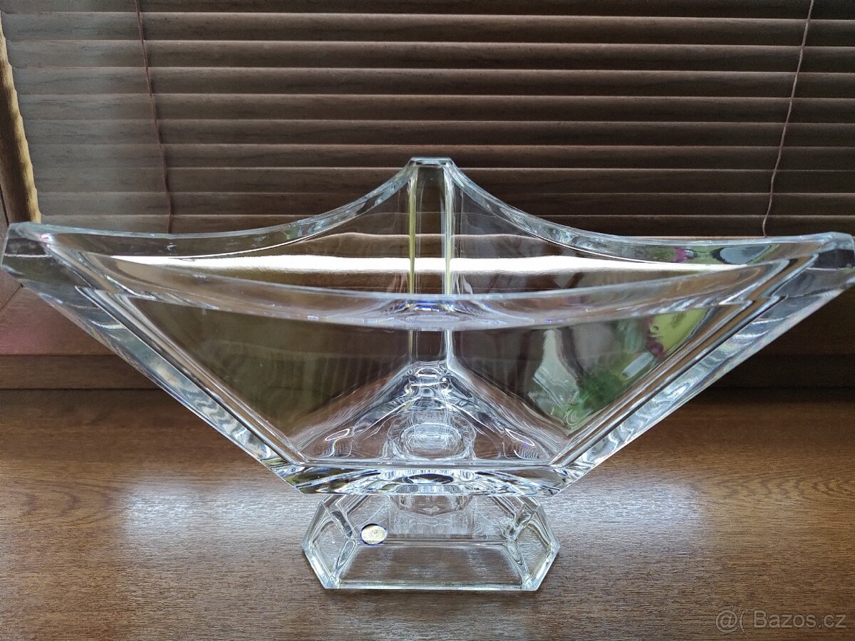 Křišťálová mísa Bohemia velká 32cm, 3,75 kg za třetinu - 7