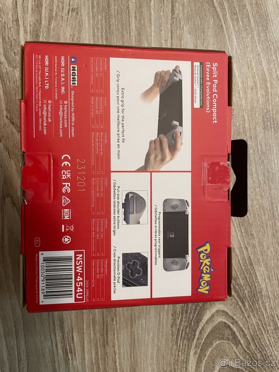 Gamepad Hori split Pad - Pokemon Eevee Evolutions - Nintendo - 7