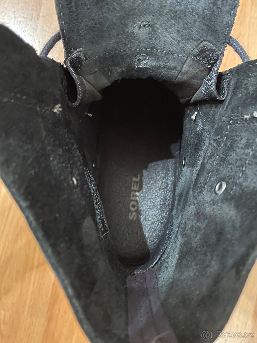 Černé kožené boty Sorel vel. 38 - 7