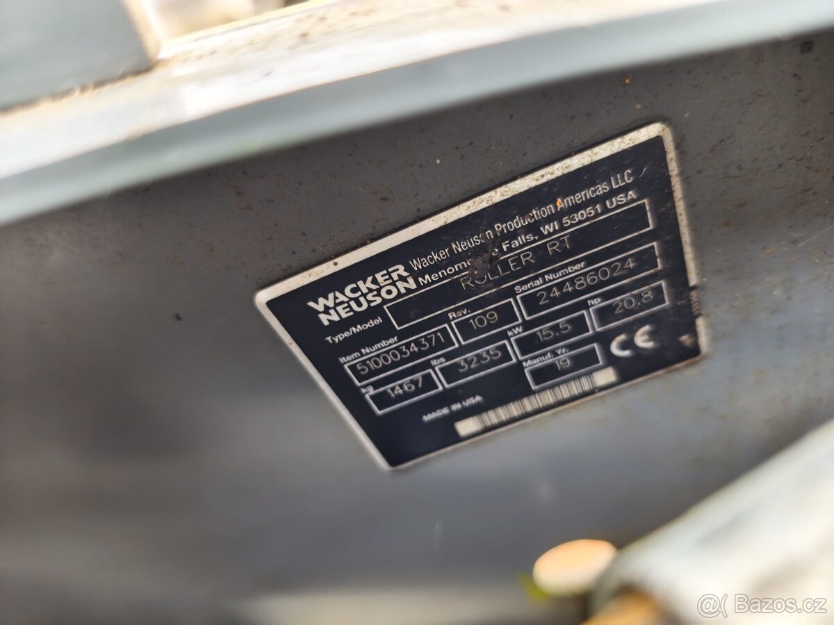 Ježkový válec Wacker Neuson RTX83SC3, RT82 Bomag - 7