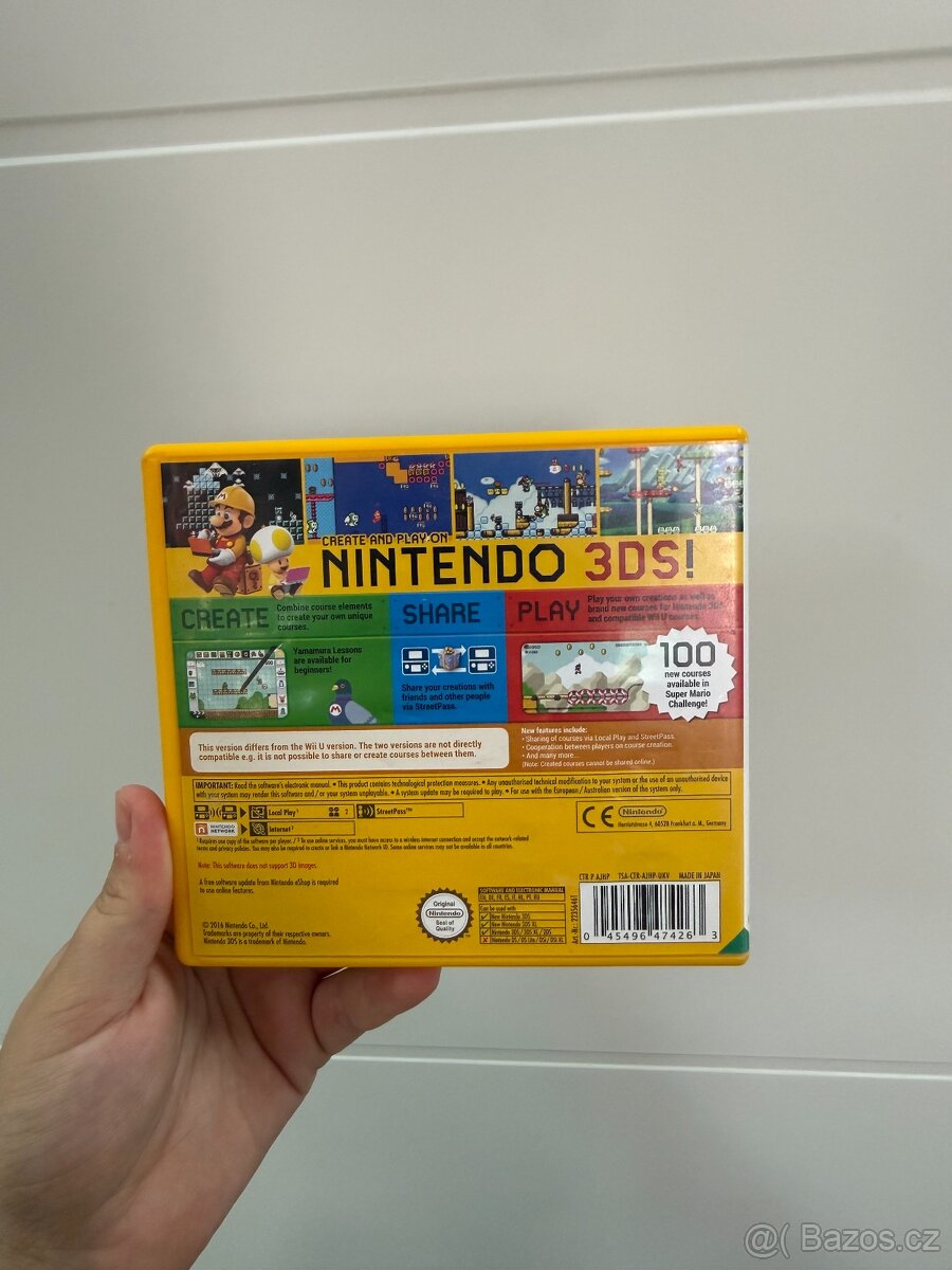 Nintendo 3DS Pink+ 5 her- pěkný stav - 7