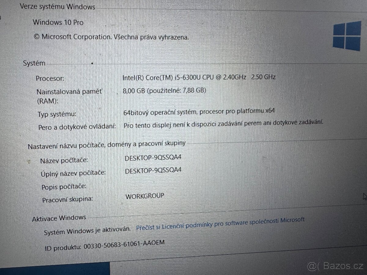 Notebook Dell Latitude 5580 - i5, 8GB RAM, 512GB SSD - 7