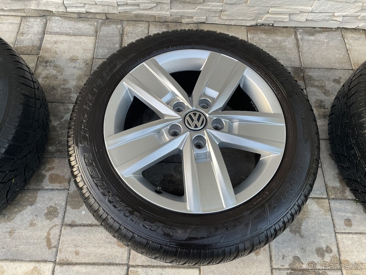 Original VW zimní alu kola R17 DEVONPORT T5 T6 T6.1 Multivan - 7