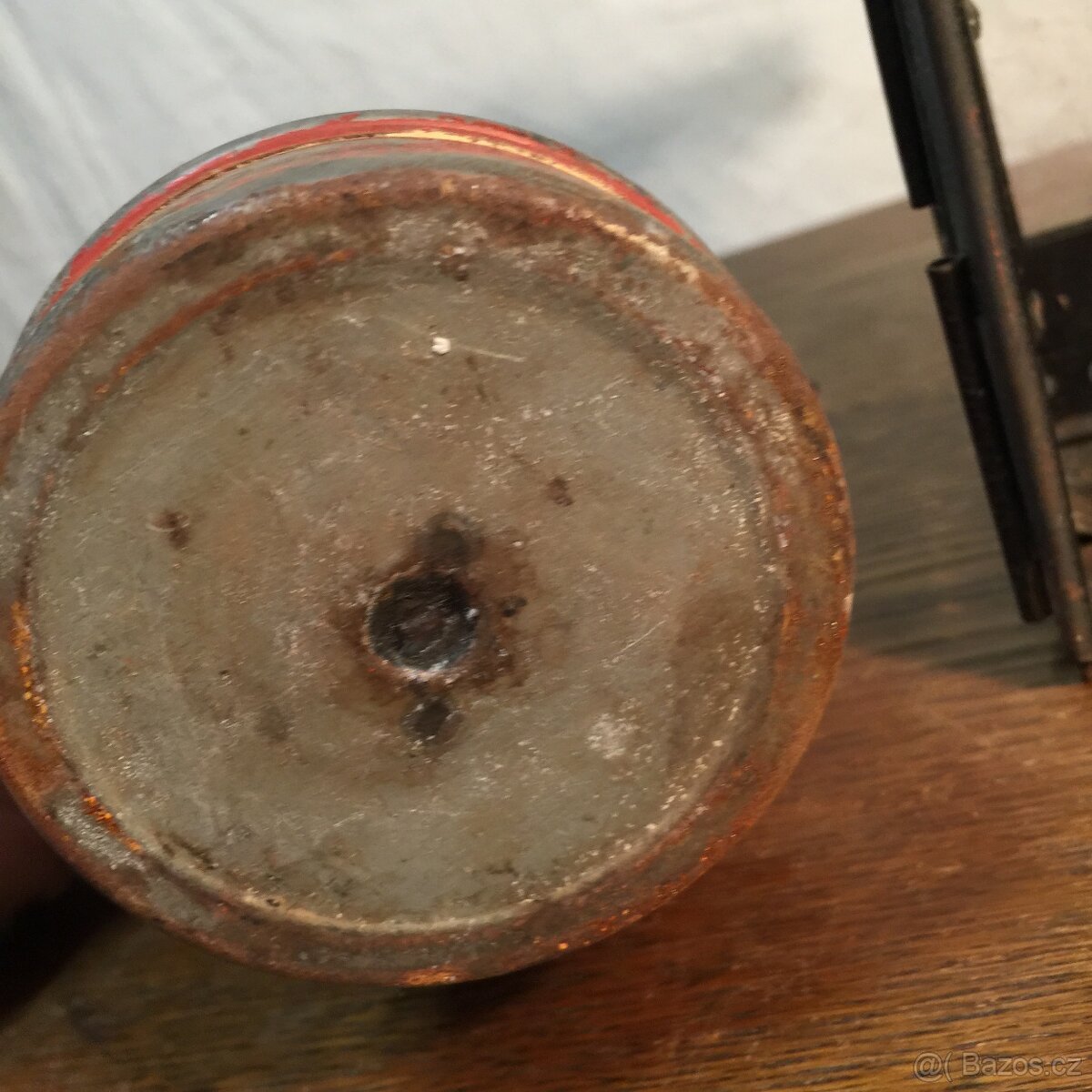 stará karbidová lampa - karbidka - 7