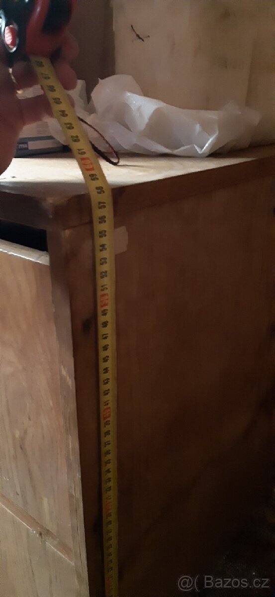 Starý Peřiňák, botníky, skříňka-šuplíky, stoleček, truhla - 7