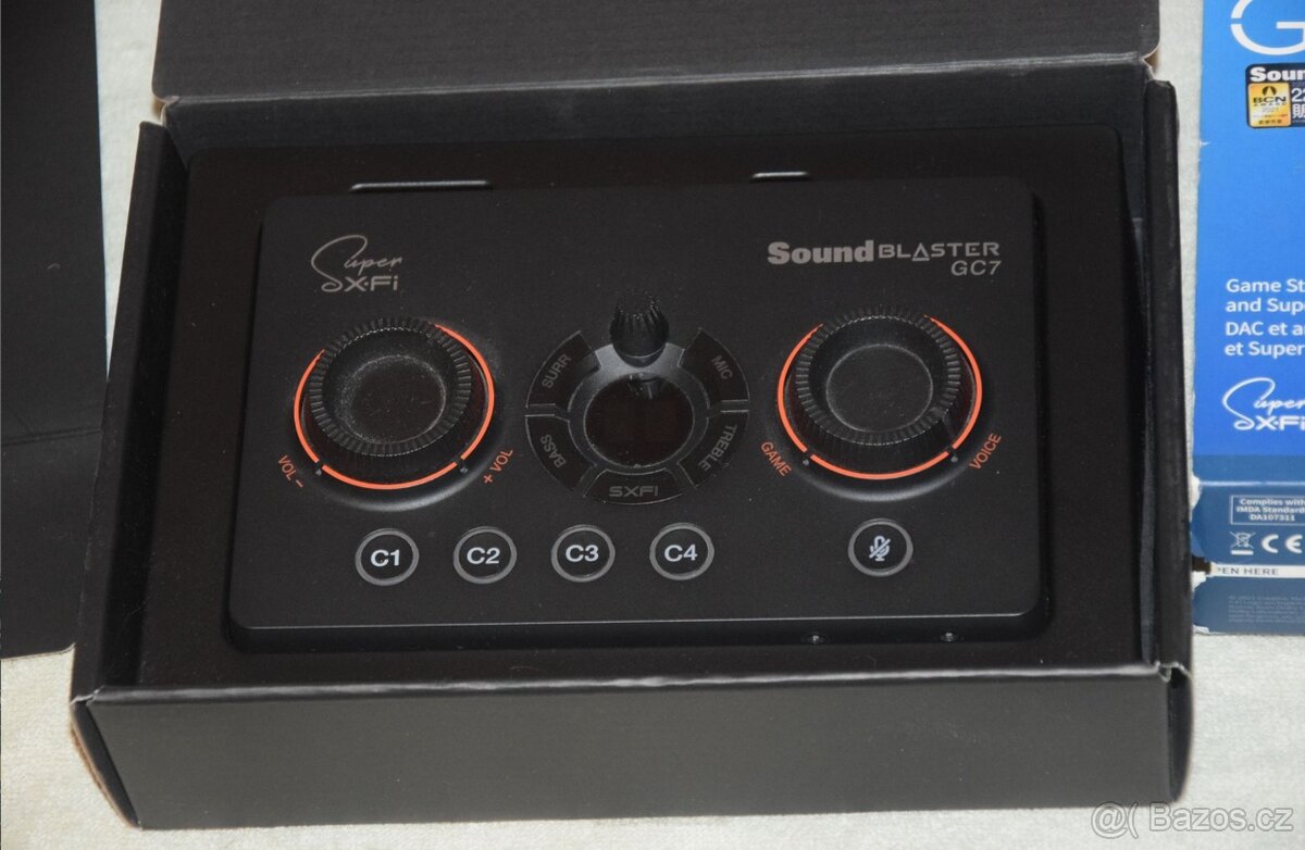 Sound Blaster GC7 USB digit.analogový převodník, sluch.zesil - 7