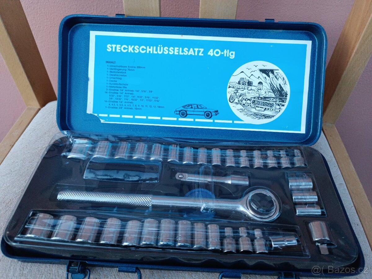 Sada na utahování a povolování matek a šroubů. - 7