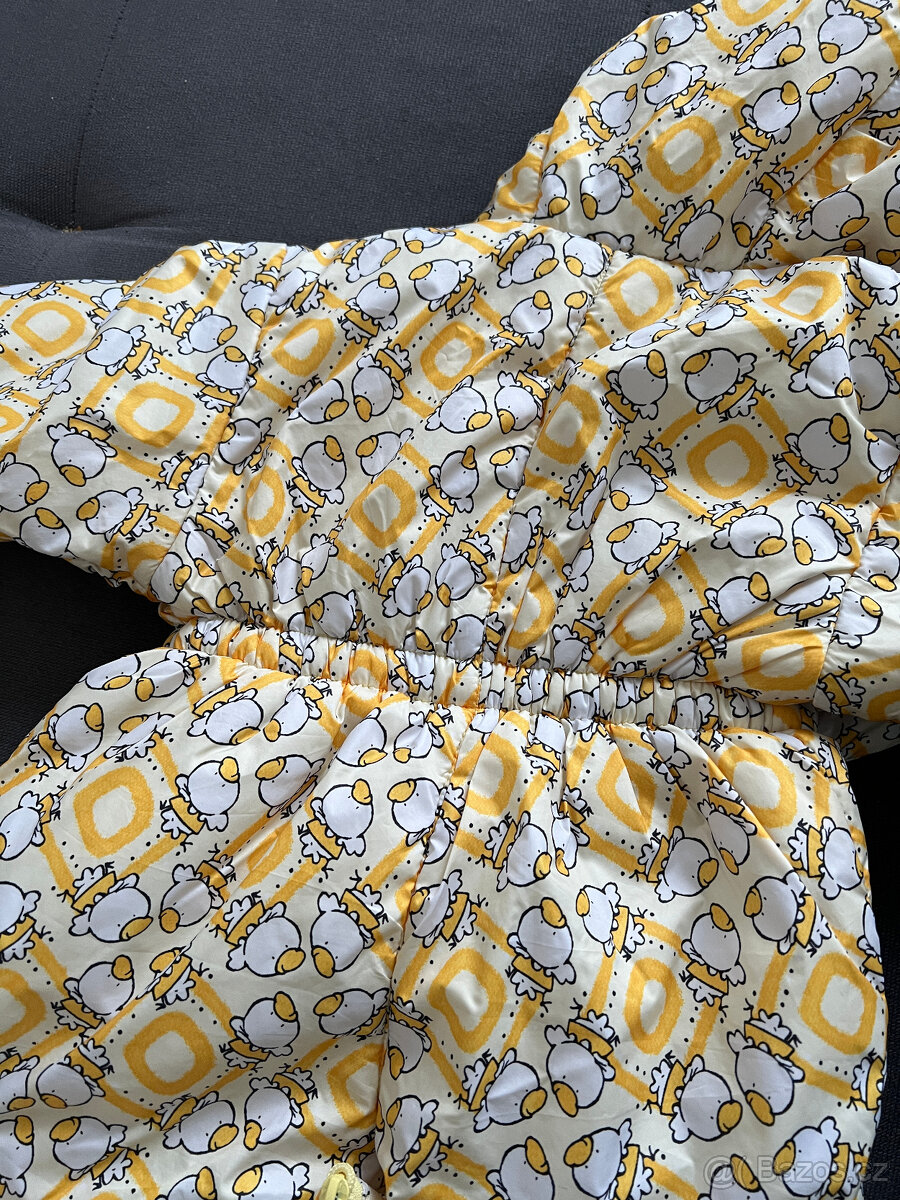 Zimní kombinéza / fusak 2v1 s teplou odepínací vlněnou vložk - 7