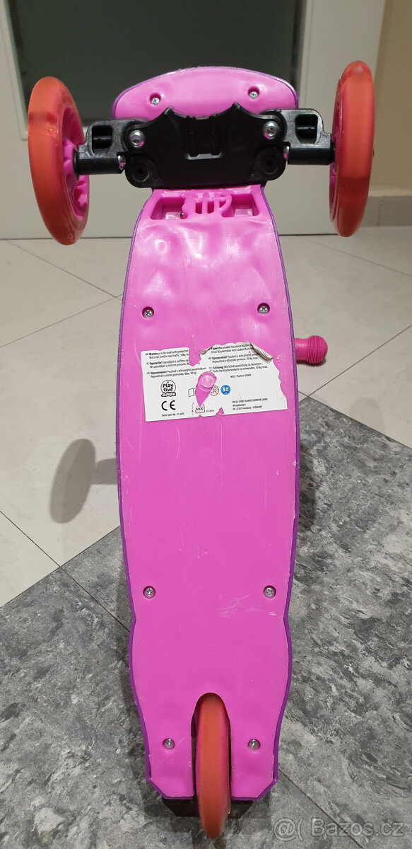 Dětská koloběžka s LED kolečky /3x kolečka/ - 7