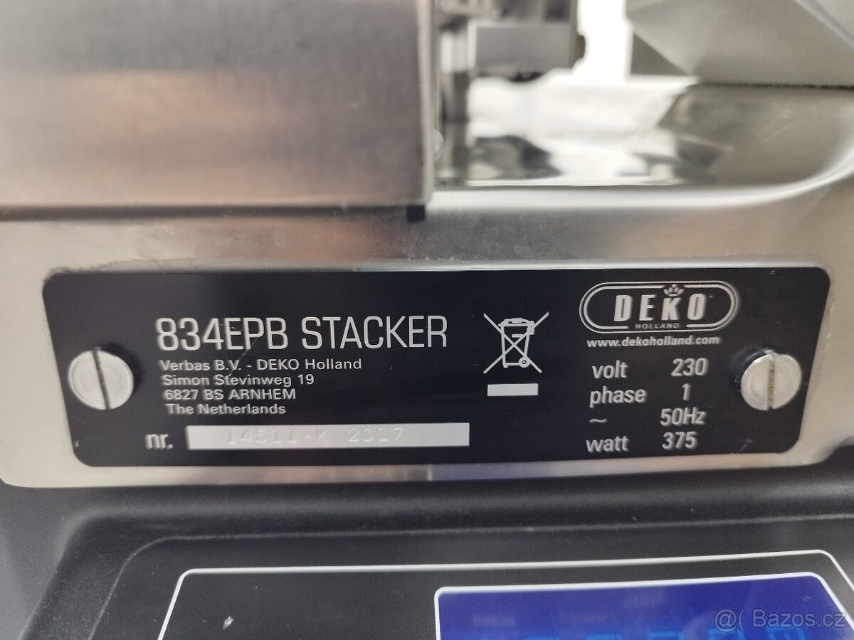 Automatický nářezový stroj DEKO Holland 834 EPB STACKER - 7