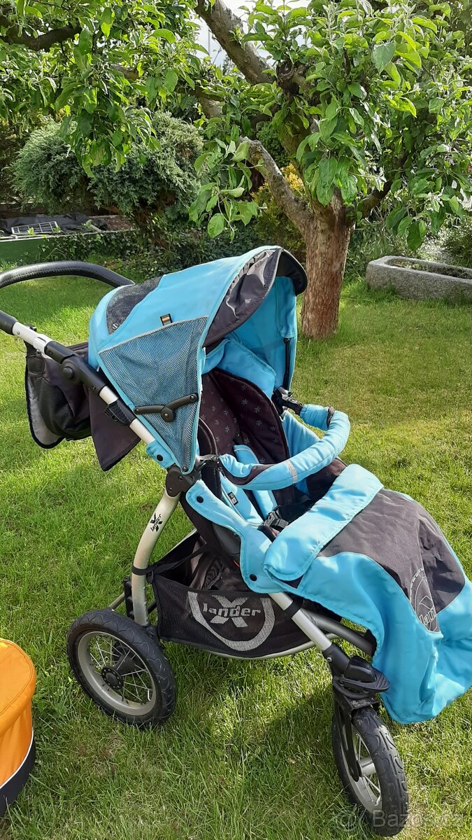 Kočárek X LANDER s korbičkou a autosedsčka Maxi Cosi - 7