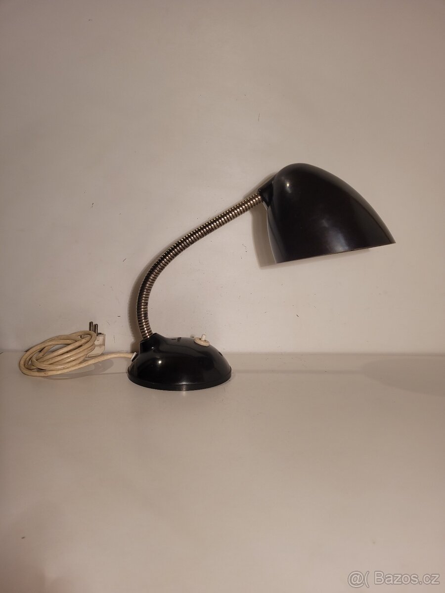 funkcionalistická lampa, bakelitová lampička, typ 11105 - 7