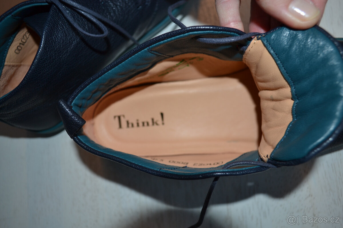 Nové celokožené boty zn. Think - 7