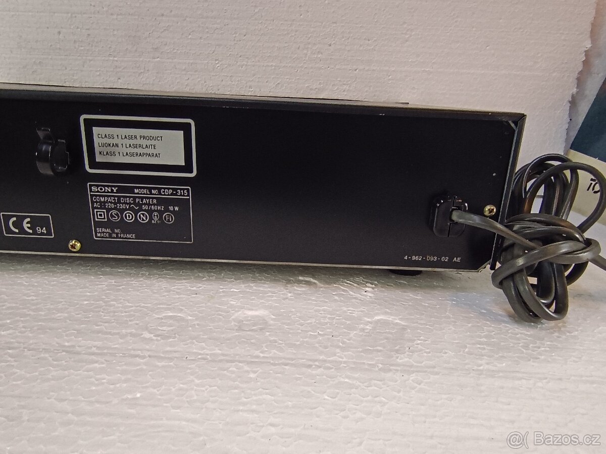 Sony CDP-461 Přehrávač kompaktních disků (1995) - 7