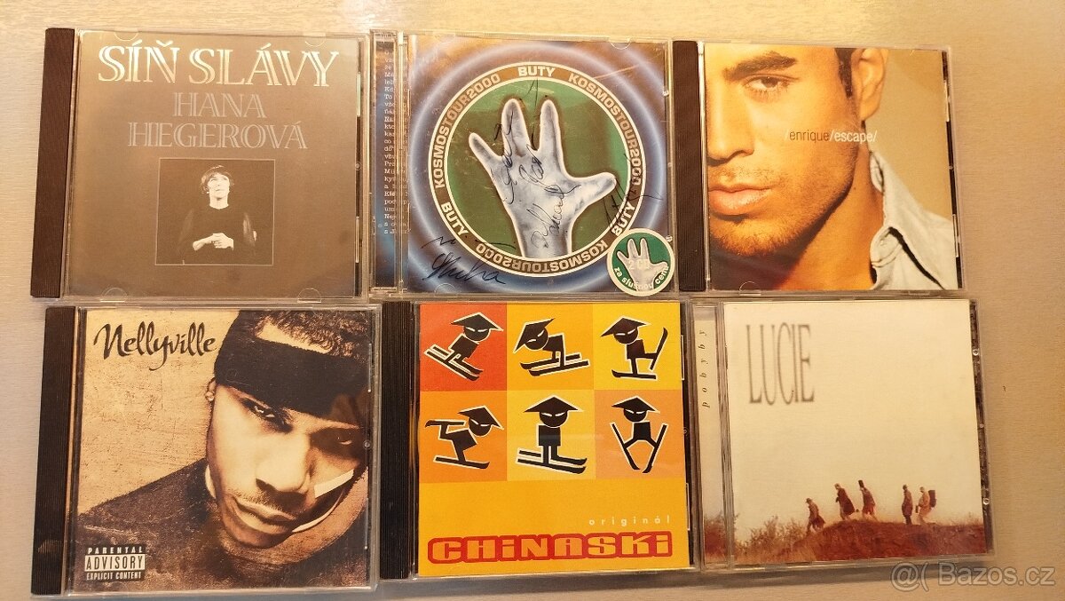 Spoustu originální CD nosičů -LUCIE, Sting, Chinaski,, dalš - 7